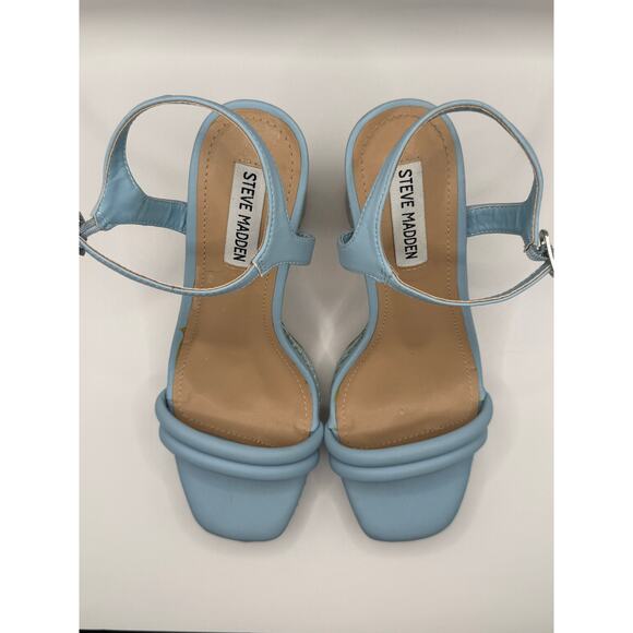 Steve Madden Light Blue Platform Heels – Size 8.5 (New) - Picture 3 of 11